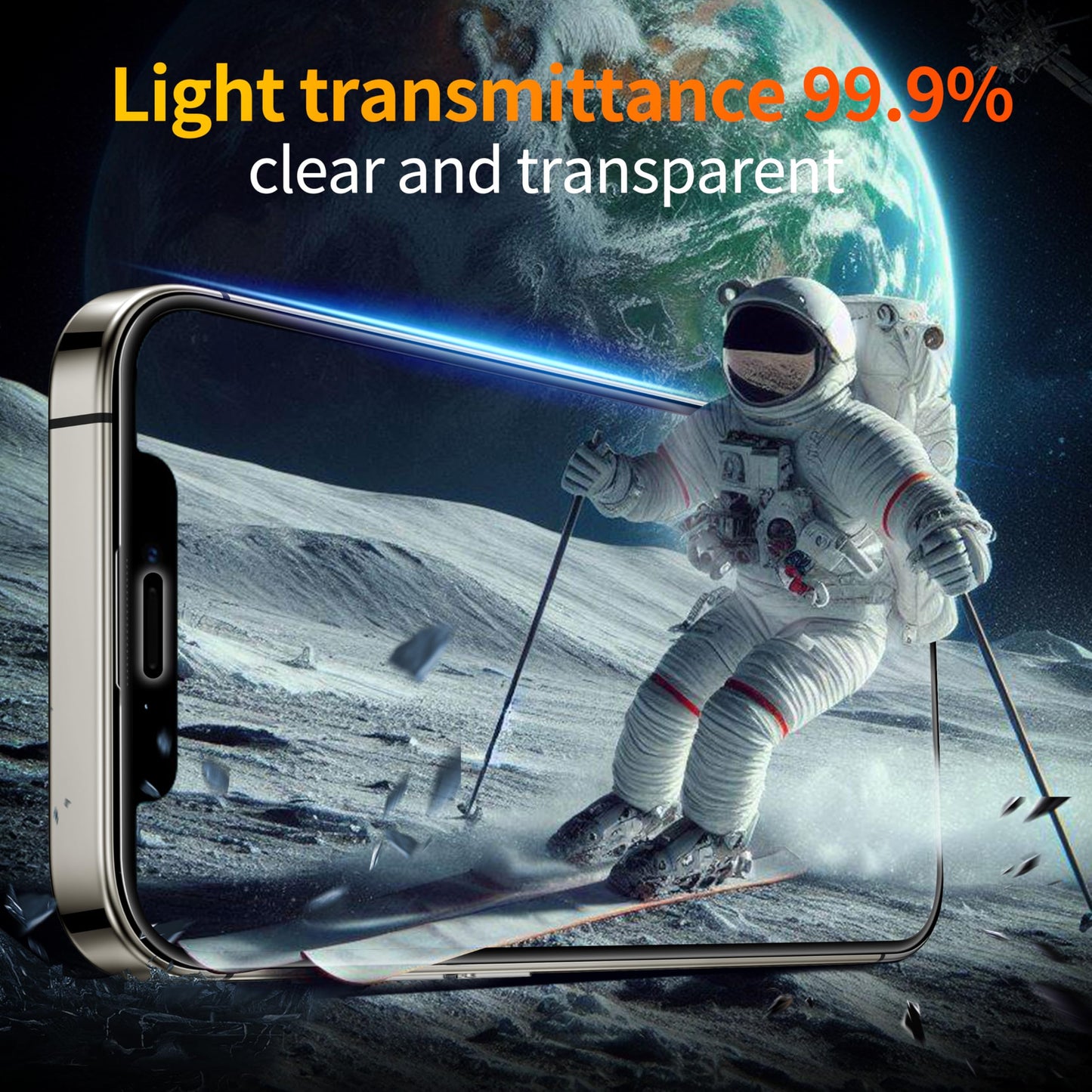 Tentoki Flash Fit Classic HD Clear Glass for iphone12 / 12Pro - 2 Pack