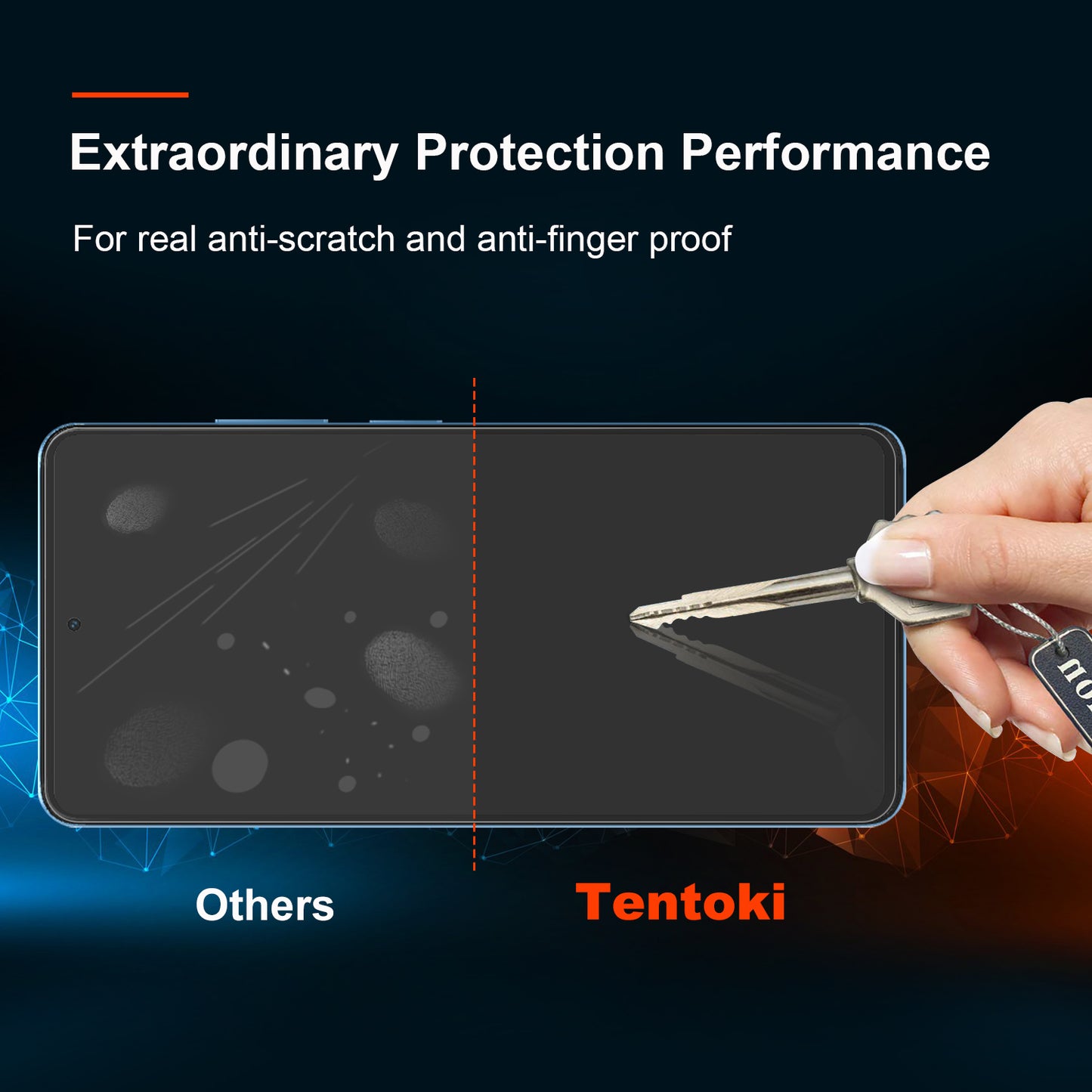 Tentoki Tempered Glass for Xiaomi Redmi Note 12 Pro 4G / 5G, Redmi Note 12 Pro+ and Poco X5 Pro 5G [2 Pack] Screen Protector Glass - Full Coverage - [Anti-Scratch, 9H Hardness] - Black