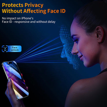 Tentoki Flash Fit Classic Privacy Glass for iPhone 17 Air - 2 Pack