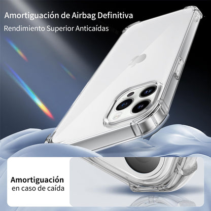 Tentoki Crystal Clear Protection Kit for iPhone 14 Pro - Case + 2 HD Glass
