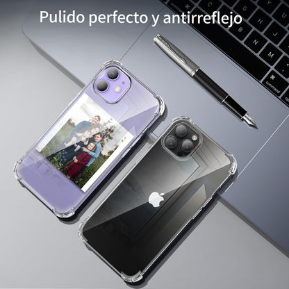 Tentoki Crystal Clear Protection Kit for iPhone 12 Mini - Case + 2 HD Glass