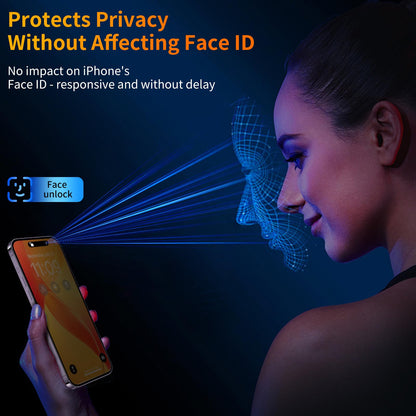 Tentoki Flash Fit Classic Privacy Glass for iPhone 15 Pro - 2 Pack