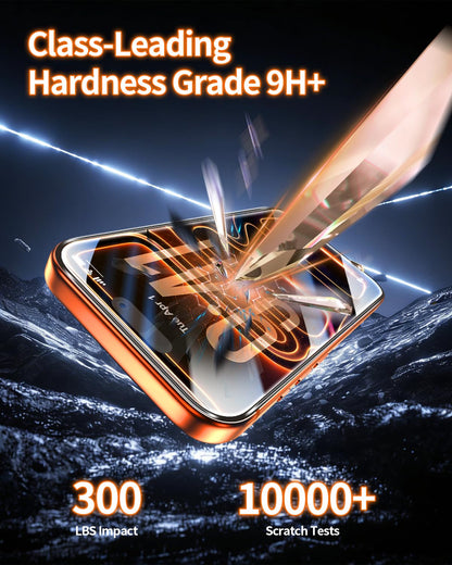 Tentoki Flash Fit Pro Premium HD Clear Glass for iPhone 17 Pro Max - 2 Pack
