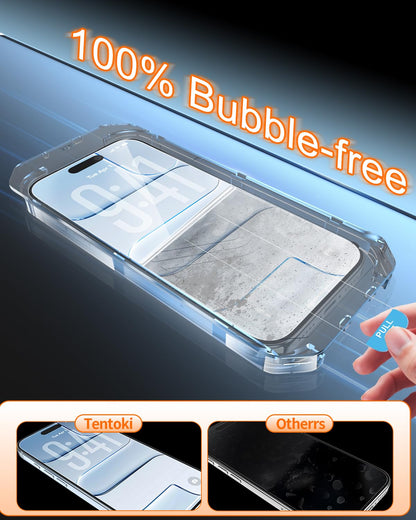 Tentoki Flash Fit Pro Premium HD Clear Glass for iPhone 17 Air - 2 Pack