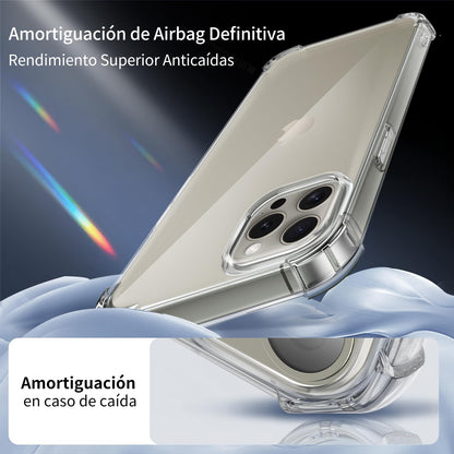Tentoki Crystal Clear Protection Kit for iPhone 15 Pro Max - Case + 2 HD Glass