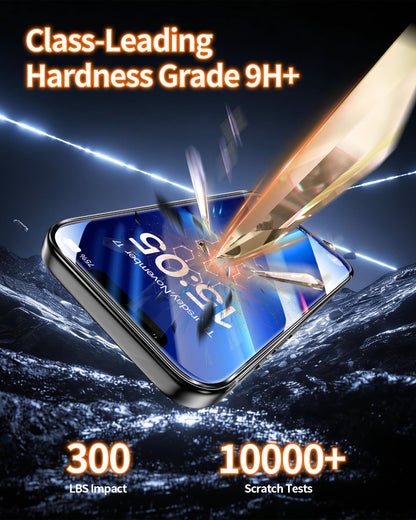 Tentoki Flash Fit Pro Premium HD Clear Glass for iPhone 13 / 13 Pro / 14 - 2 Pack