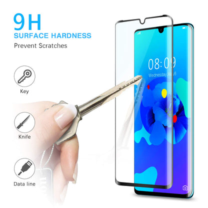 Tentoki Curved Glass Screen Protector for Huawei P30 Pro - 2 Pack