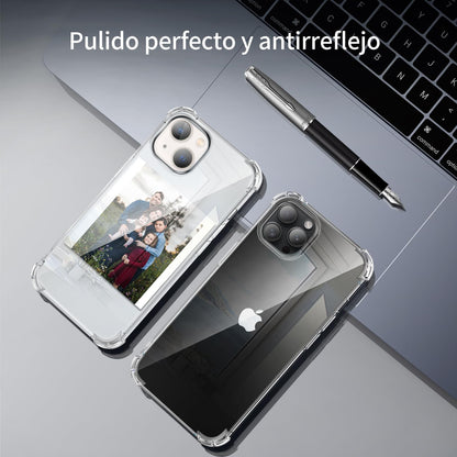 Tentoki Crystal Clear Protection Kit for iPhone 13 Mini - Case + 2 HD Glass