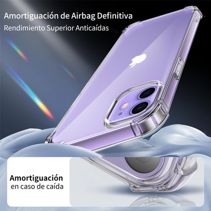 Tentoki Crystal Clear Protection Kit for iPhone 12 Mini - Case + 2 HD Glass