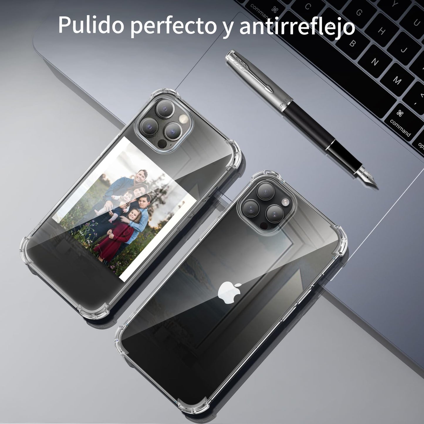 Tentoki Crystal Clear Protection Kit for iPhone 11 Pro Max - Case + 2 HD Glass