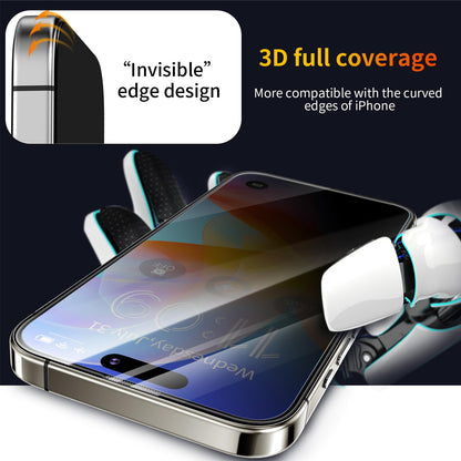 Tentoki Flash Fit Classic Privacy Glass for iPhone 15 Plus / iPhone 16 Plus - 2 Pack