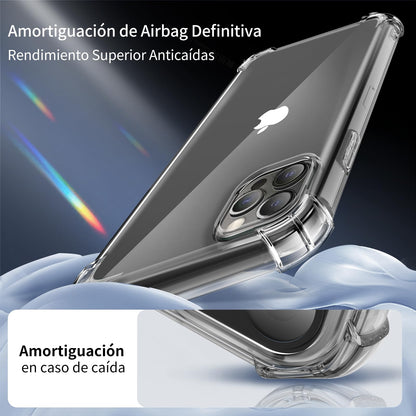 Tentoki Crystal Clear Protection Kit for iPhone 11 Pro Max - Case + 2 HD Glass