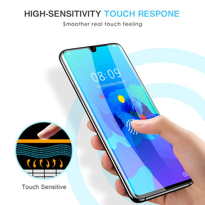 Tentoki Curved Glass Screen Protector for Huawei P30 Pro - 2 Pack