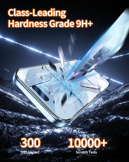 Tentoki Flash Fit Pro Premium HD Clear Glass for iPhone 17 Air - 2 Pack