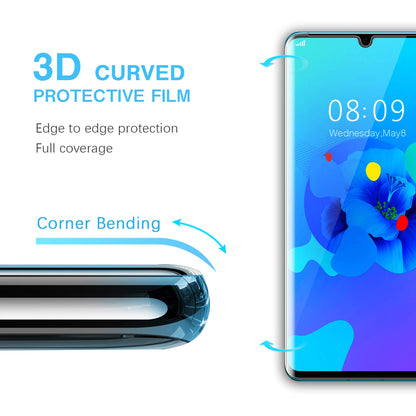 Tentoki Curved Glass Screen Protector for Huawei P30 Pro - 2 Pack
