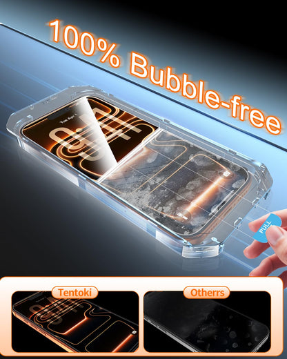 Tentoki Flash Fit Pro Premium HD Clear Glass for iPhone 17 Pro - 2 Pack