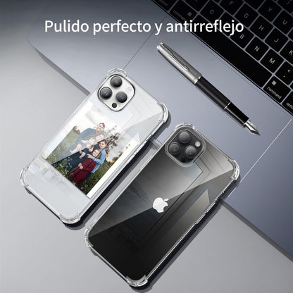 Tentoki Crystal Clear Protection Kit for iPhone 14 Pro - Case + 2 HD Glass