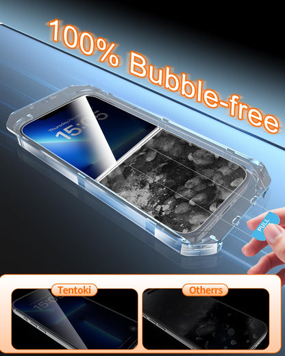 Tentoki Flash Fit Pro Premium Privacy Glass for iPhone 13 / 13 Pro / 14 - 2 Pack