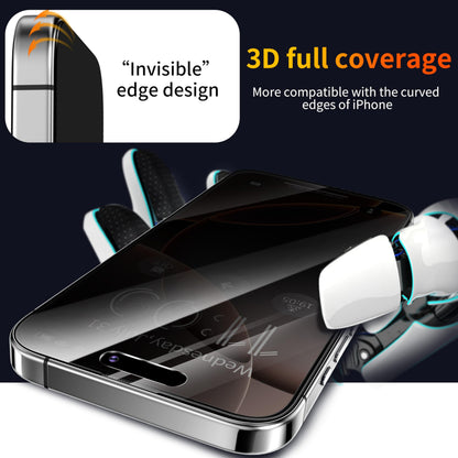 Tentoki Flash Fit Classic Privacy Glass for iPhone 16 Pro Max - 2 Pack