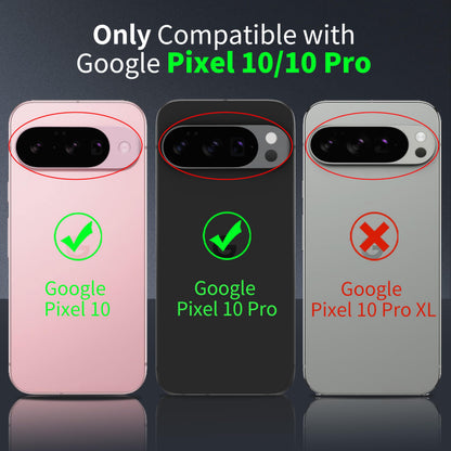Tentoki Crystal Clear Case for Google Pixel 10 / 10 Pro