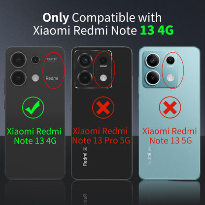 Tentoki Crystal Clear Case for Xiaomi Redmi Note 13 4G
