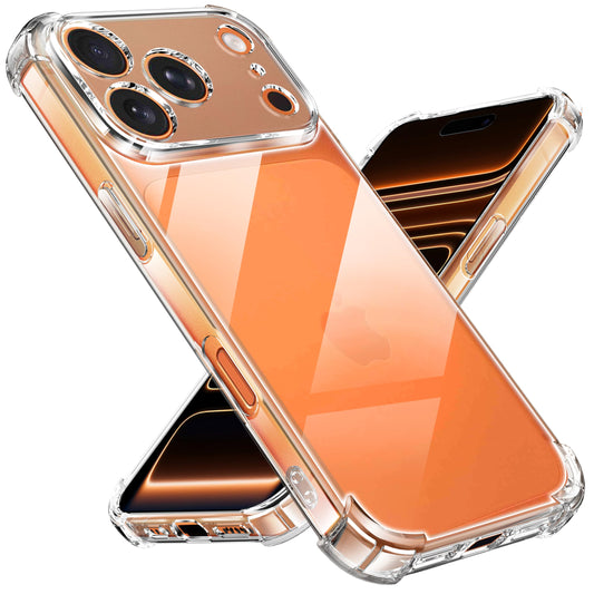 Tentoki Crystal Clear Case for iPhone 17 Pro