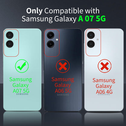 Tentoki Crystal Clear Case for Samsung Galaxy A07