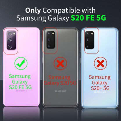 Tentoki Crystal Clear Case for Samsung Galaxy S20 FE 5G