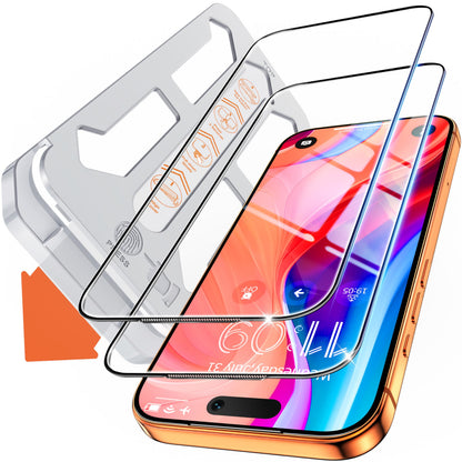 Tentoki Flash Fit Classic HD Clear Glass for iPhone 17 Pro - 2 Pack