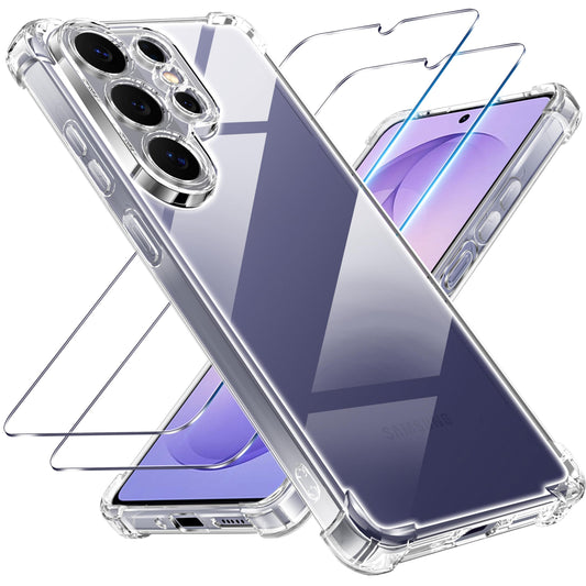 Tentoki Crystal Clear Protection Kit for Samsung Galaxy S26Ultra - Case + 2 HD Glass