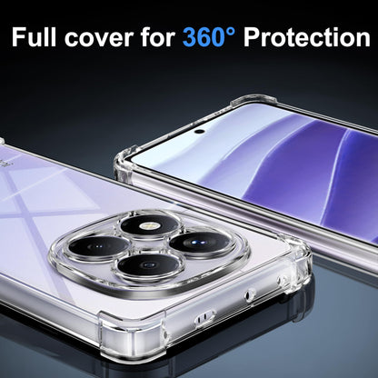 Tentoki Crystal Clear Case for Xiaomi Redmi Note 14 Pro 4G