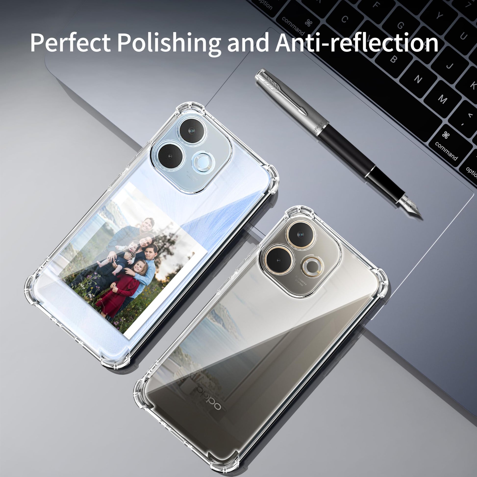 Tentoki Crystal Clear Case for Oppo A5 Pro