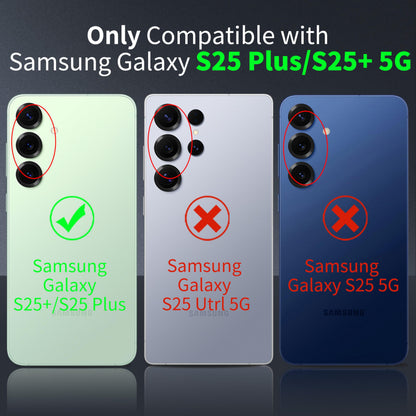 Tentoki Crystal Clear Case for Samsung Galaxy S25 Plus / S25+ 5G