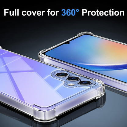 Tentoki Crystal Clear Case for Samsung Galaxy A34 5G