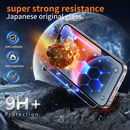 Tentoki Flash Fit Classic HD Clear Glass for iPhone 13 / 13 Pro / 14 - 2 Pack