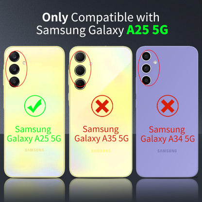 Tentoki Crystal Clear Case for Samsung Galaxy A25 5G