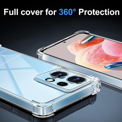 Tentoki Crystal Clear Case for Xiaomi Redmi Note 12 4G