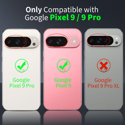 Tentoki Crystal Clear Case for Google Pixel 9 / 9 Pro