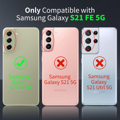 Tentoki Crystal Clear Case for Samsung Galaxy S21 FE 5G / 4G