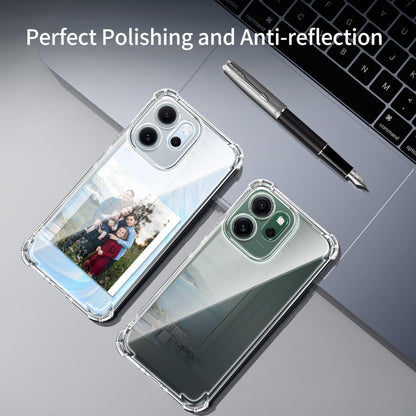 Tentoki Crystal Clear Protection Kit for Oppo Reno 14 F 5G / OPPO Reno 14 FS - Case + 2 HD Glass