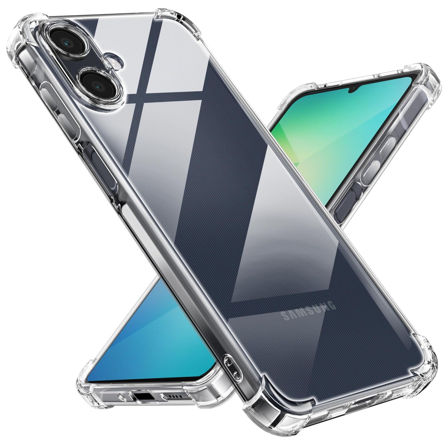 Tentoki Crystal Clear Case for Samsung Galaxy A06