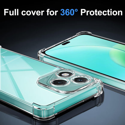 Tentoki Crystal Clear Protection Kit for Honor 400 Lite - Case + 2 HD Glass