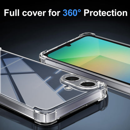 Tentoki Crystal Clear Protection Kit for Samsung Galaxy A06 - Case + 2 HD Glass