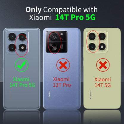 Tentoki Crystal Clear Case for Xiaomi 14t Pro 5G