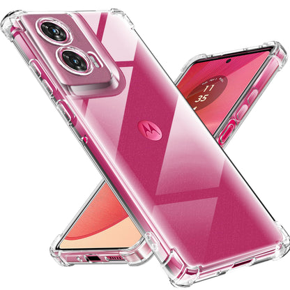 Tentoki Crystal Clear Case for Motorola Edge 50 Fusion