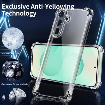 Tentoki Crystal Clear Case for Samsung Galaxy S25 Plus / S25+ 5G
