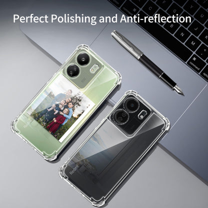 Tentoki Crystal Clear Case for Xiaomi Redmi 13C / Poco C65