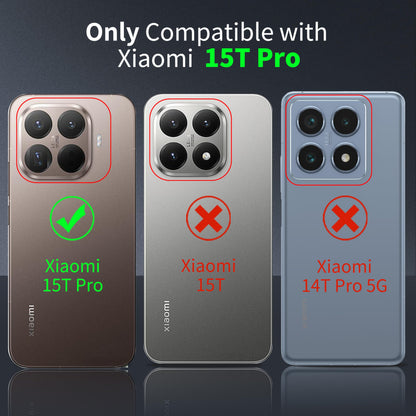 Tentoki Crystal Clear Case for Xiaomi 15T Pro