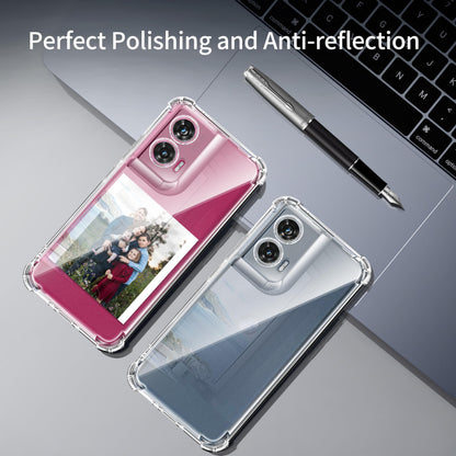 Tentoki Crystal Clear Case for Motorola Edge 50 Fusion