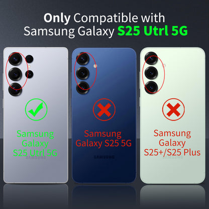 Tentoki Crystal Clear Case for Samsung Galaxy S25Ultra